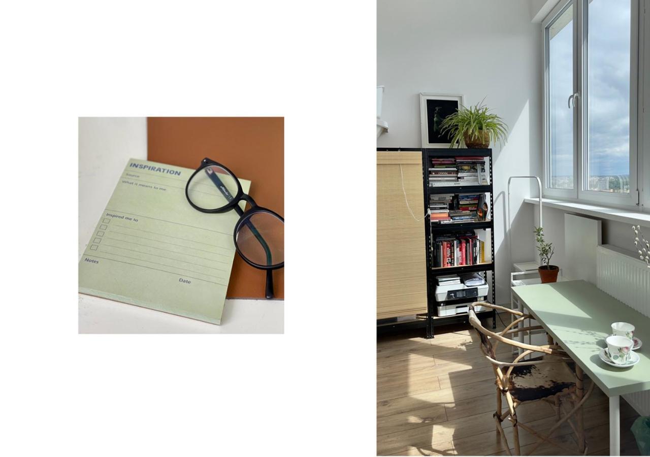 Atelier W Sercu Warszawy Z Panoramicznym Widokiem Leilighet Warszawa Eksteriør bilde