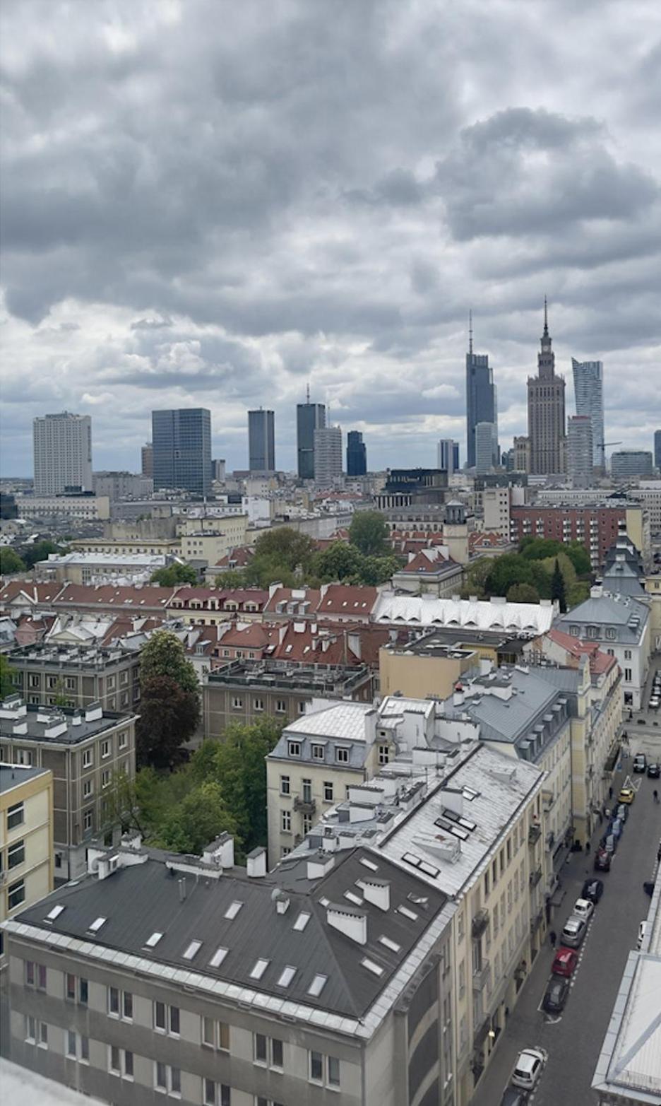 Atelier W Sercu Warszawy Z Panoramicznym Widokiem Leilighet Warszawa Eksteriør bilde